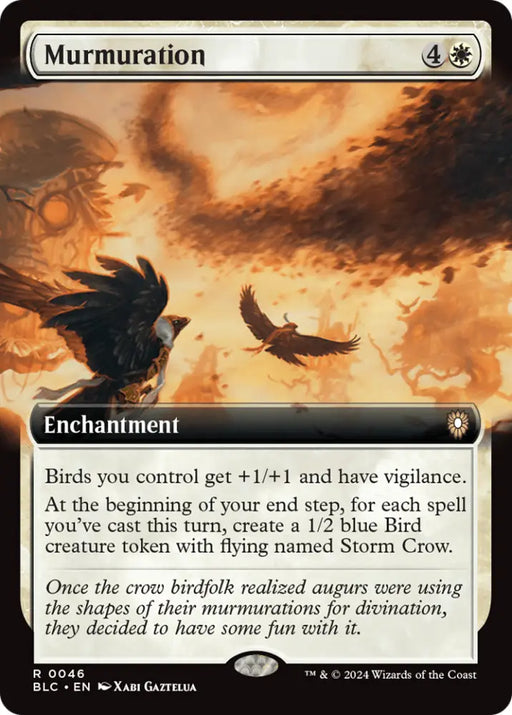 Murmuration (Extended Art) [Bloomburrow Commander] - MTG Single