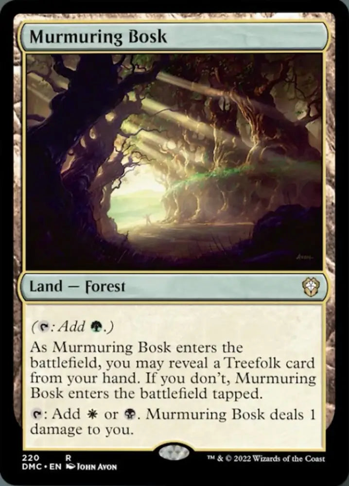 Murmuring Bosk [Dominaria United Commander] - MTG Single