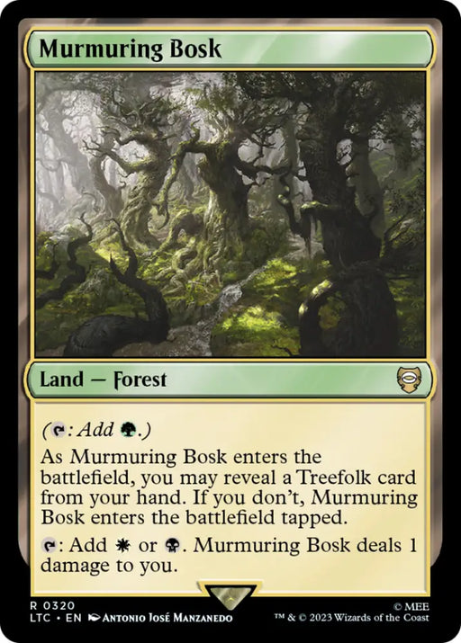 Murmuring Bosk [The Lord of the Rings: Tales of Middle-Earth Commander] - MTG Single