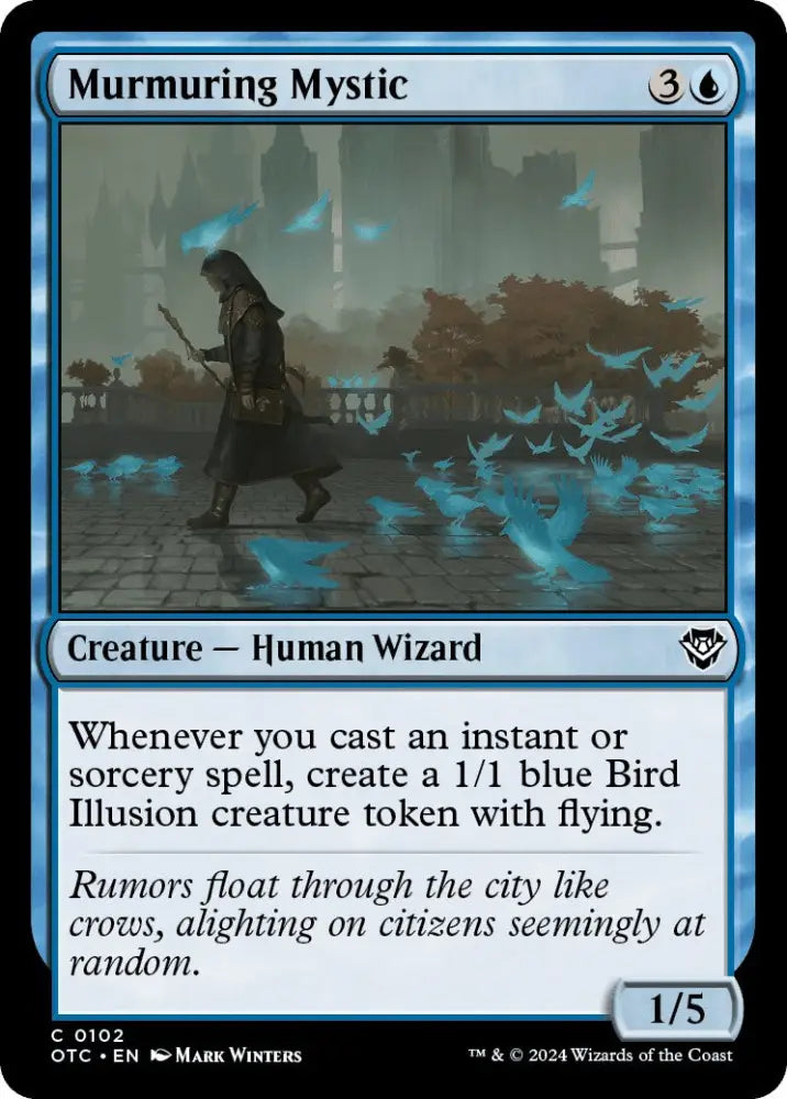 Murmuring Mystic [Outlaws of Thunder Junction Commander] - MTG Single