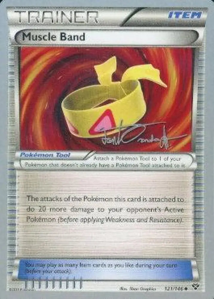 Muscle Band (121/146) (Trevgor - Trent Orndorff) [World Championships 2014] - Pokemon Single