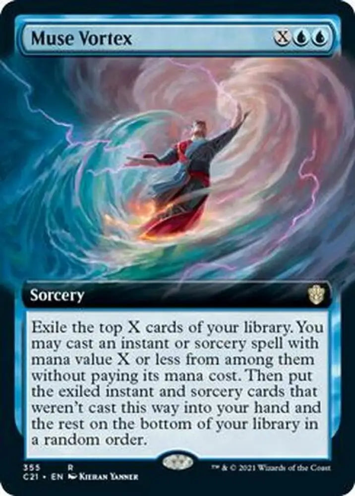 Muse Vortex (Extended Art) [Commander 2021] - MTG Single