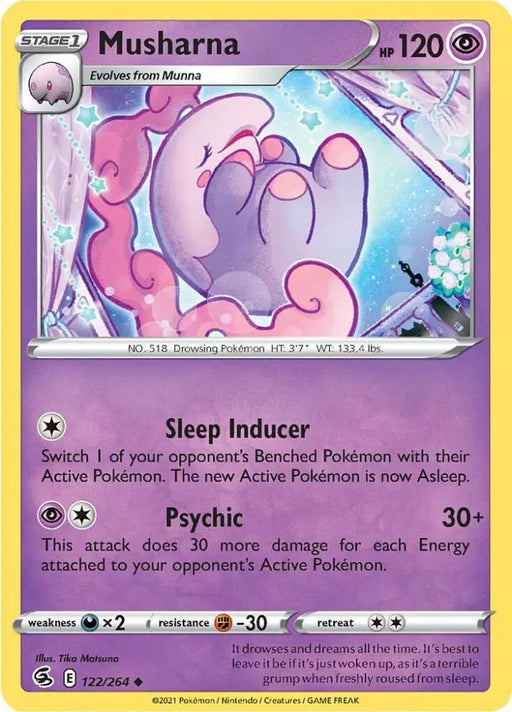 Musharna (122/264) [Sword & Shield: Fusion Strike] - Pokemon Single