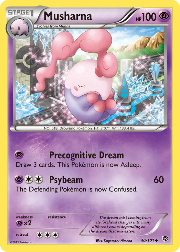 Musharna (40/101) [Black & White: Plasma Blast] - Pokemon Single