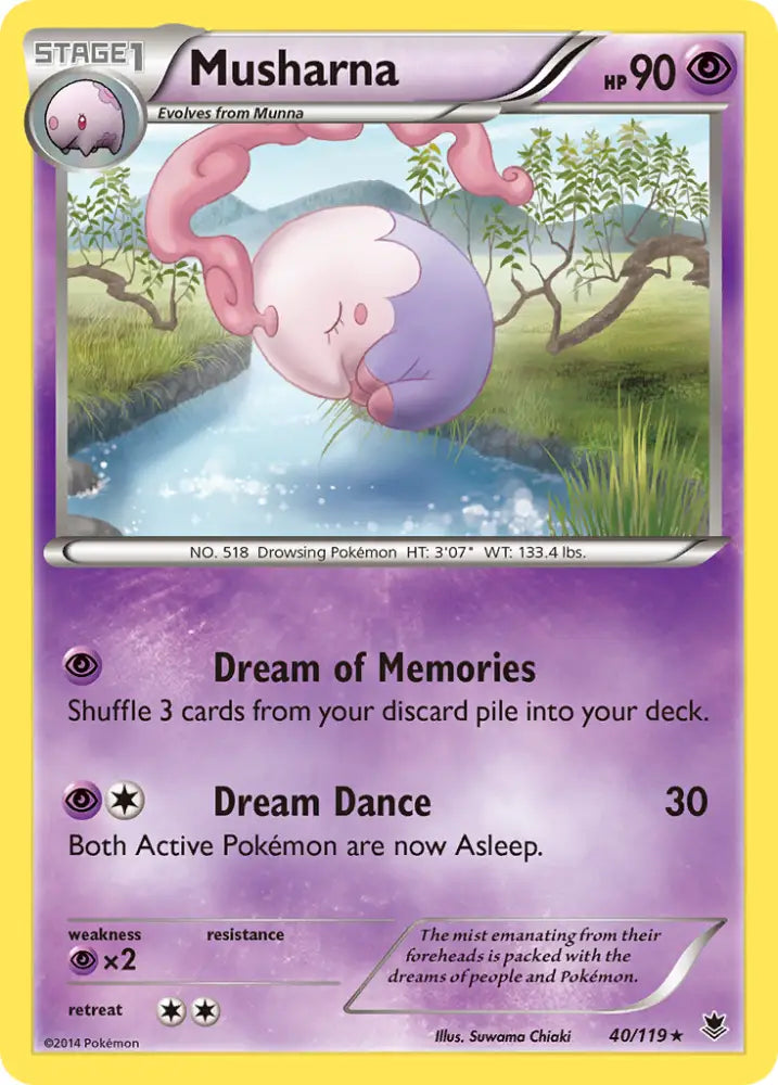 Musharna (40/119) [XY: Phantom Forces] - Pokemon Single