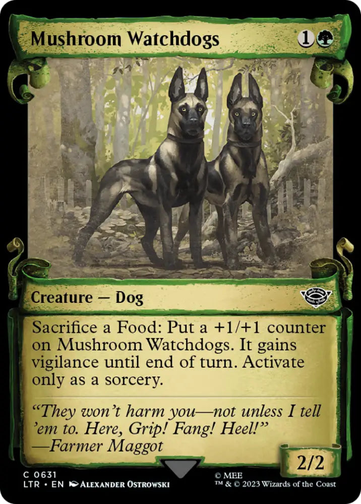 Mushroom Watchdogs [The Lord of the Rings: Tales of Middle-Earth Showcase Scrolls] - MTG Single