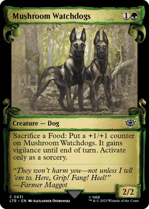 Mushroom Watchdogs [The Lord of the Rings: Tales of Middle-Earth Showcase Scrolls] - MTG Single