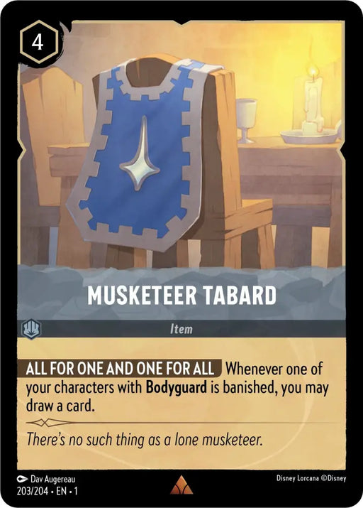 Musketeer Tabard (203/204) [The First Chapter] - Lorcana Single