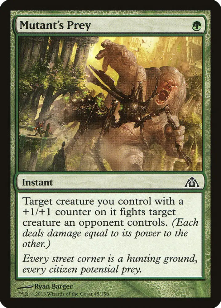 Mutant’s Prey [Dragon’s Maze] - MTG Single