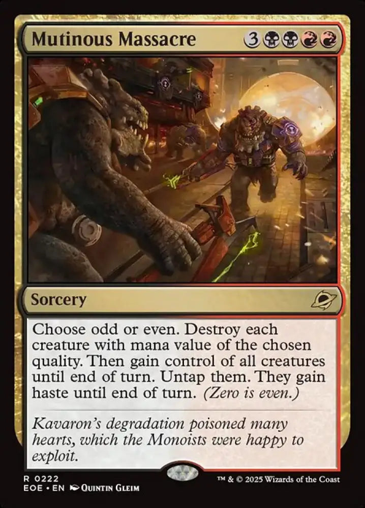 Mutinous Massacre (222) [Edge of Eternities]