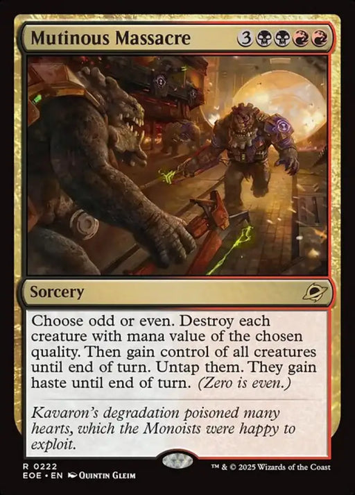 Mutinous Massacre (222) [Edge of Eternities]