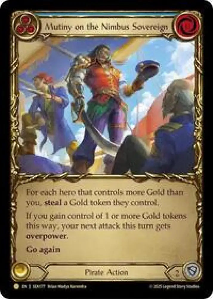 Mutiny on the Nimbus Sovereign (Treasure) (SEA177) [High Seas]