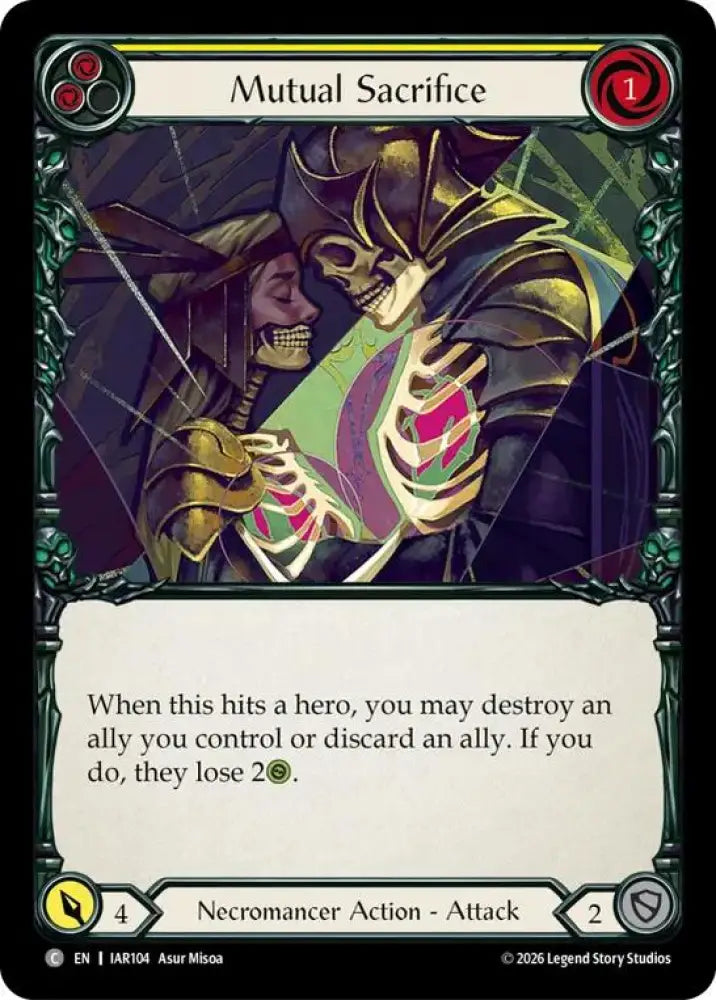 Mutual Sacrifice (Yellow) (IAR104) [Usurp the Shadow Throne]