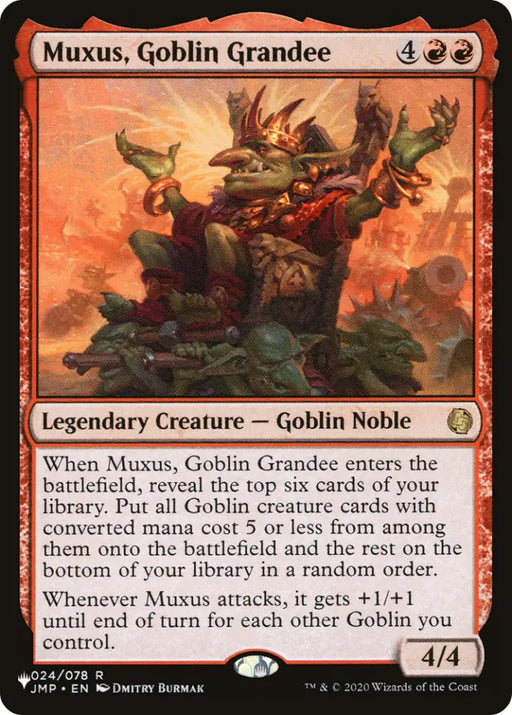 Muxus Goblin Grandee [The List] - MTG Single