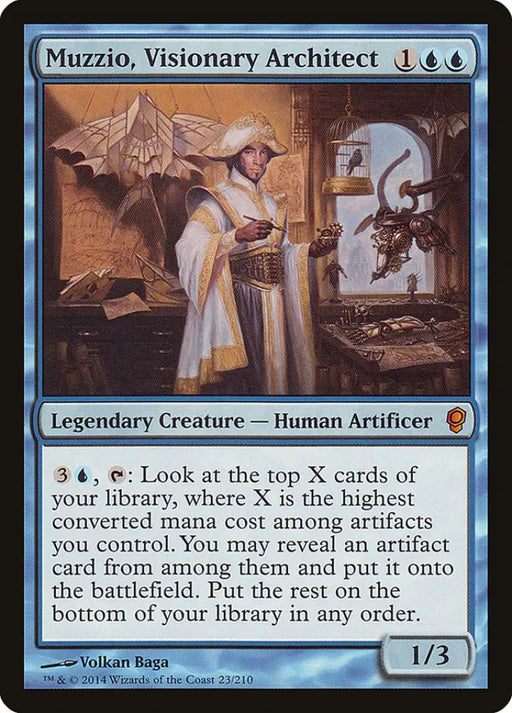 Muzzio Visionary Architect [Conspiracy] - MTG Single