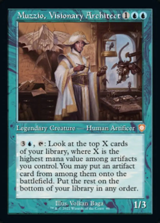 Muzzio Visionary Architect (Retro) [The Brothers’ War Commander] - MTG Single