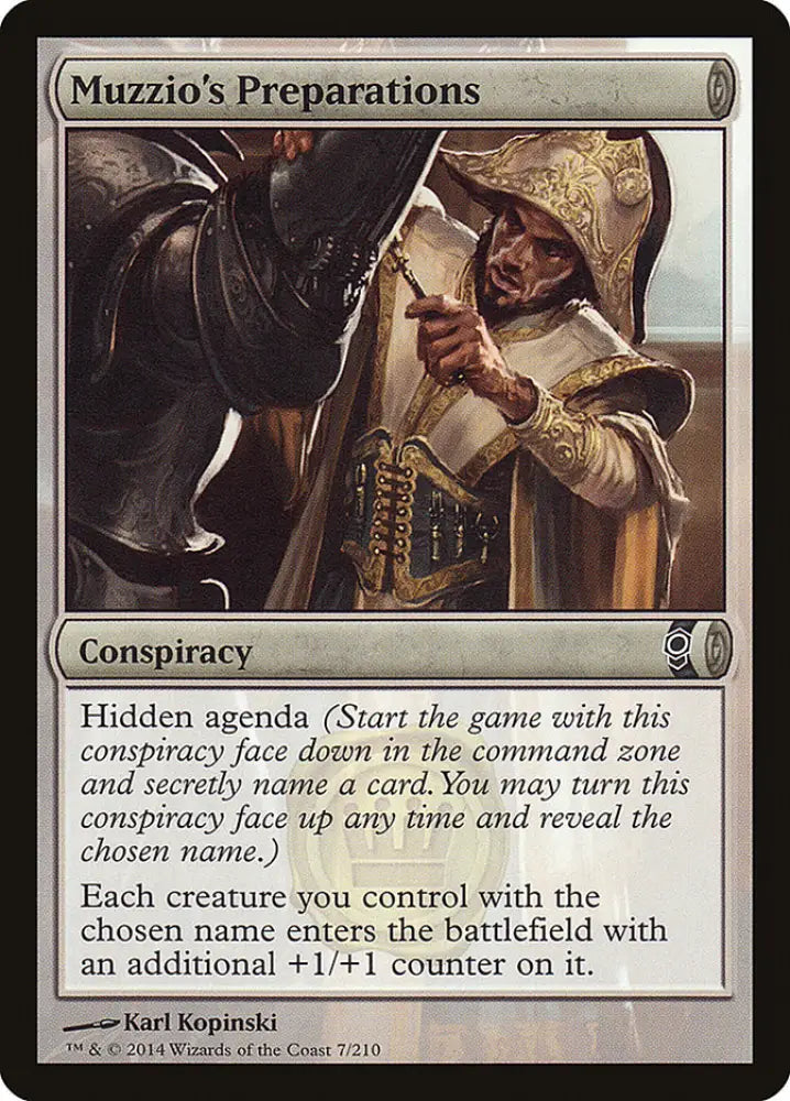 Muzzio’s Preparations [Conspiracy] - MTG Single
