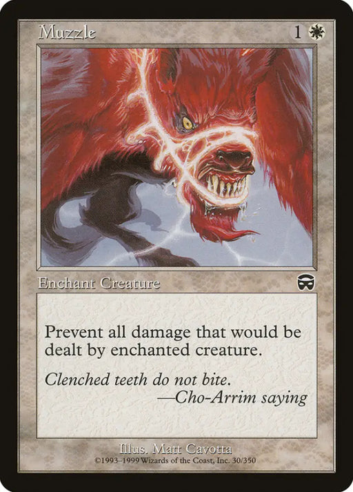 Muzzle [Mercadian Masques] - MTG Single