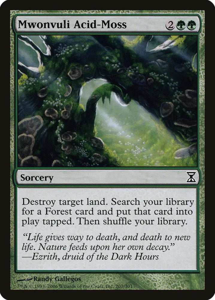 Mwonvuli Acid-Moss [Time Spiral] - MTG Single