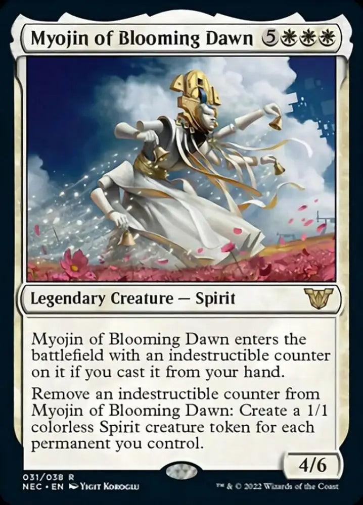 Myojin of Blooming Dawn [Kamigawa: Neon Dynasty Commander] - MTG Single