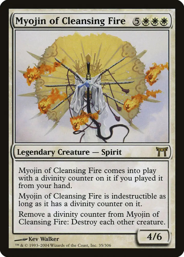 Myojin of Cleansing Fire [Champions of Kamigawa] - MTG Single