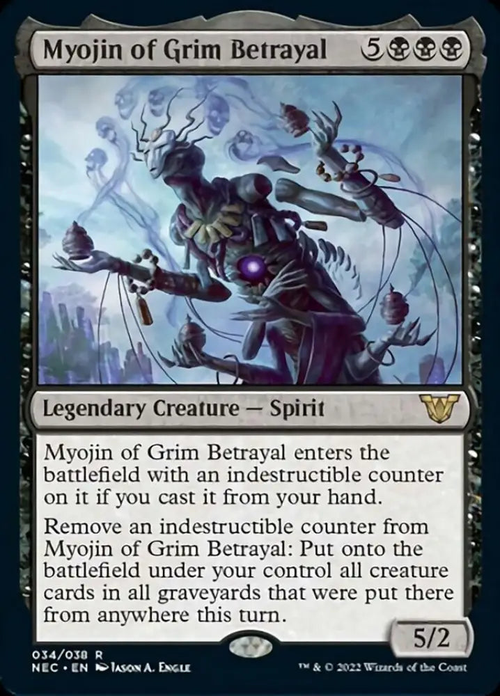 Myojin of Grim Betrayal [Kamigawa: Neon Dynasty Commander] - MTG Single