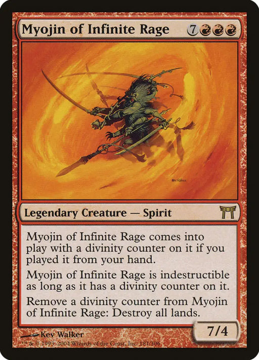 Myojin of Infinite Rage [Champions of Kamigawa] - MTG Single