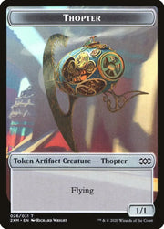 Myr (024) // Thopter (026) Double-Sided Token [Double Masters Tokens] - MTG Single