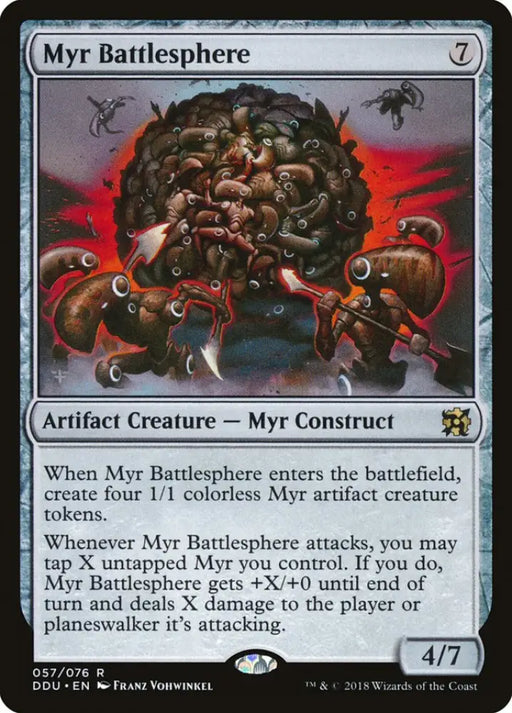 Myr Battlesphere [Duel Decks: Elves vs. Inventors] - MTG Single