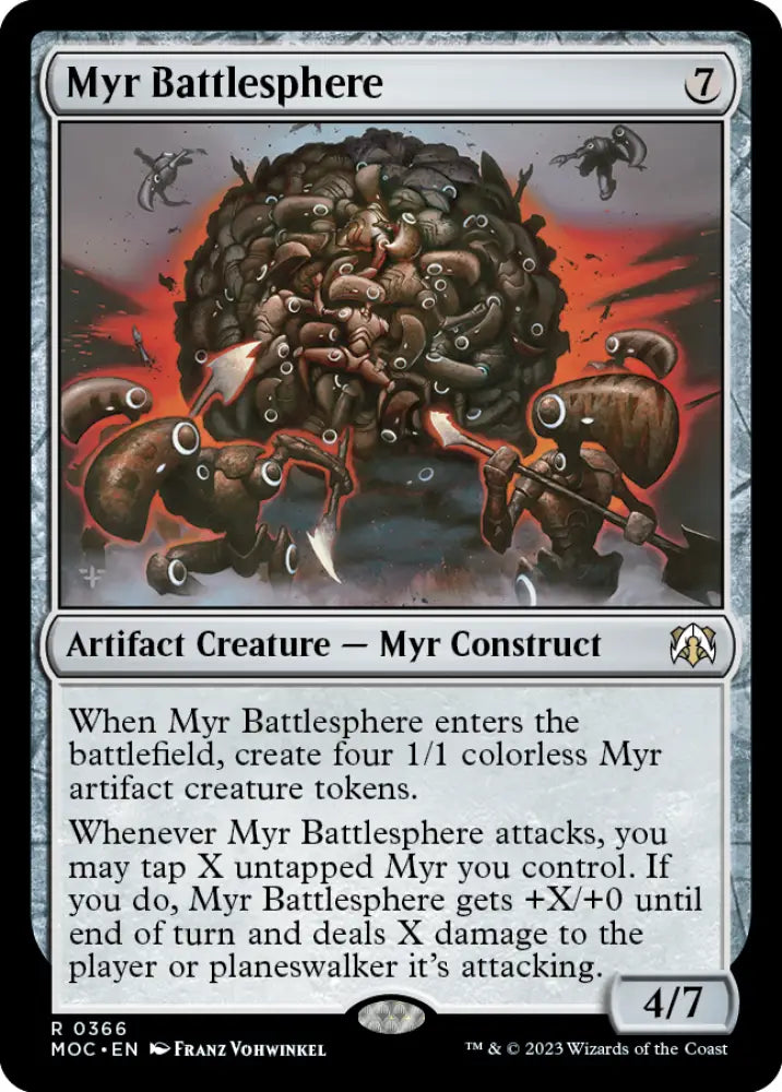 Myr Battlesphere [March of the Machine Commander] - MTG Single