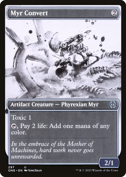 Myr Convert (Showcase Ichor) [Phyrexia: All Will Be One] - MTG Single