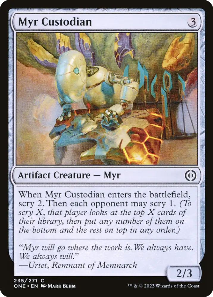 Myr Custodian [Phyrexia: All Will Be One] - MTG Single