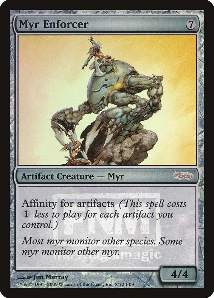 Myr Enforcer [Friday Night Magic 2009] - MTG Single