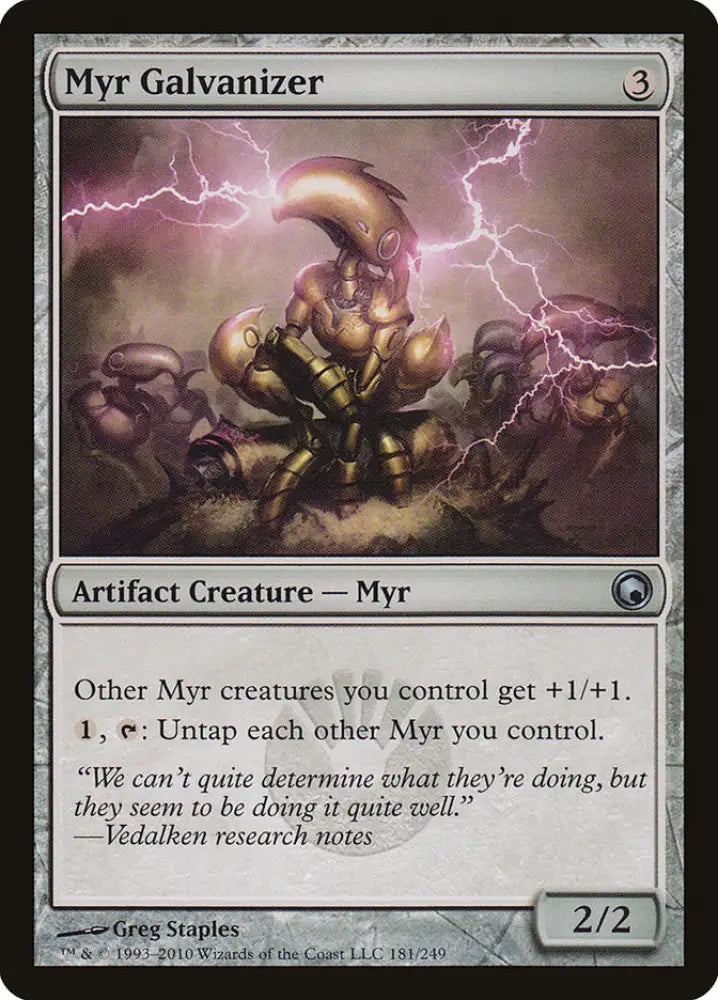 Myr Galvanizer [Scars of Mirrodin] - MTG Single
