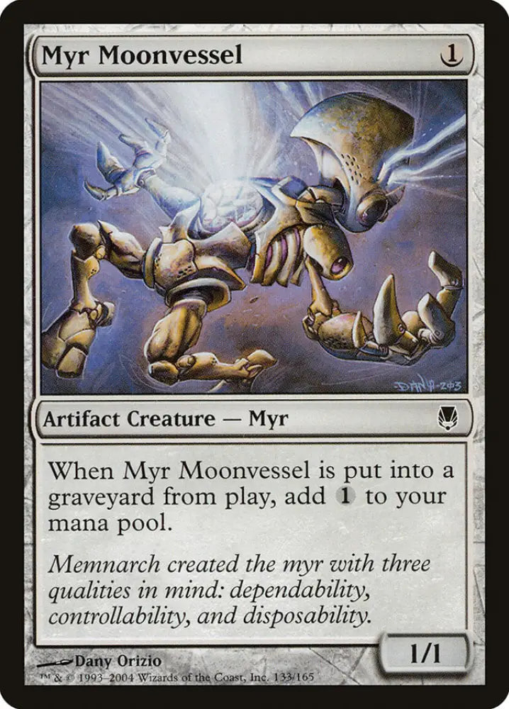Myr Moonvessel [Darksteel] - MTG Single