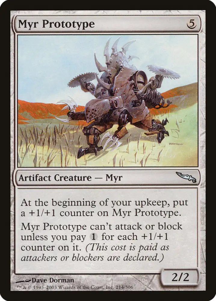 Myr Prototype [Mirrodin] - MTG Single