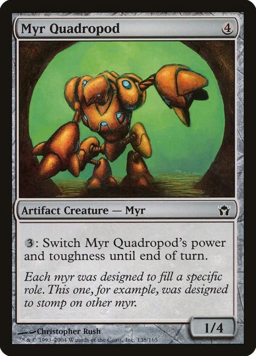 Myr Quadropod [Fifth Dawn] - MTG Single