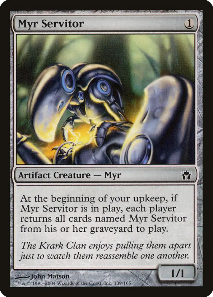 Myr Servitor [Fifth Dawn] - MTG Single