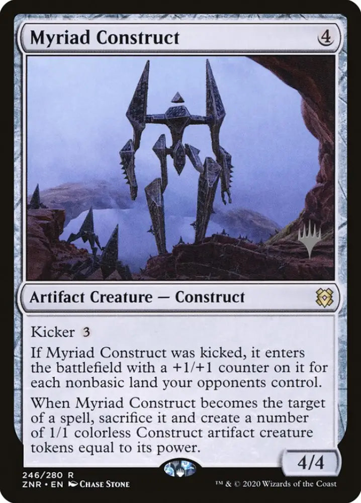Myriad Construct (Promo Pack) [Zendikar Rising Promos] - MTG Single