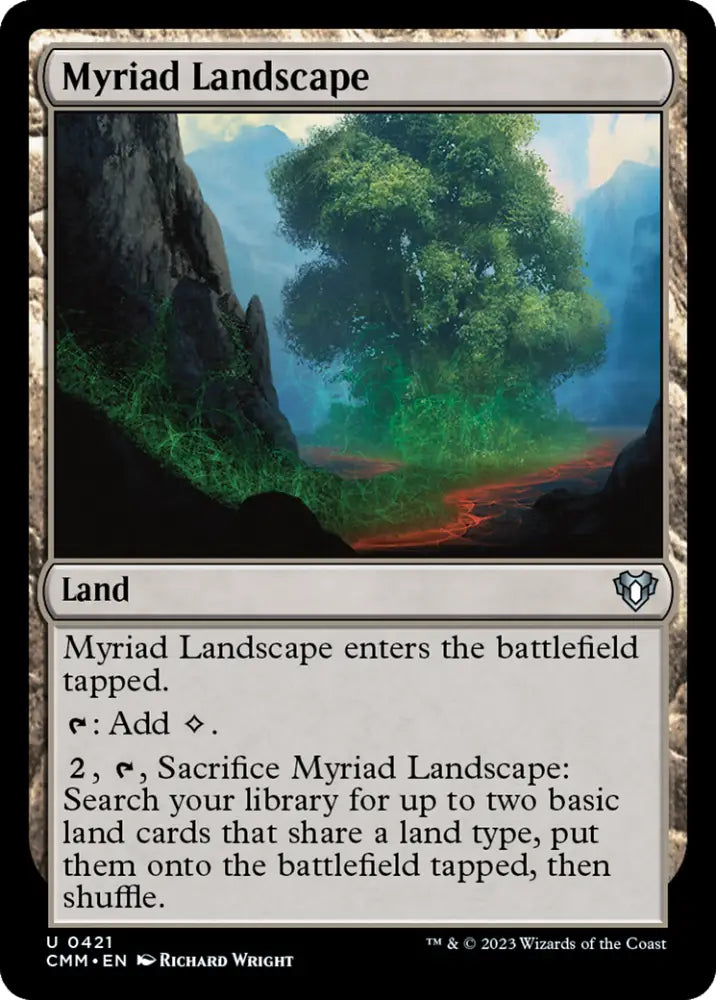 Myriad Landscape [Commander Masters] - MTG Single