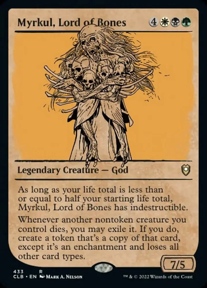 Myrkul Lord of Bones (Showcase) [Commander Legends: Battle for Baldur’s Gate] - MTG Single