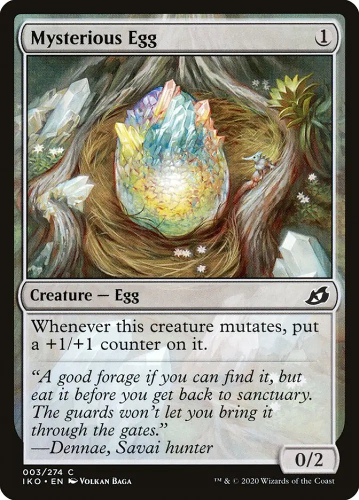 Mysterious Egg [Ikoria: Lair of Behemoths] - MTG Single