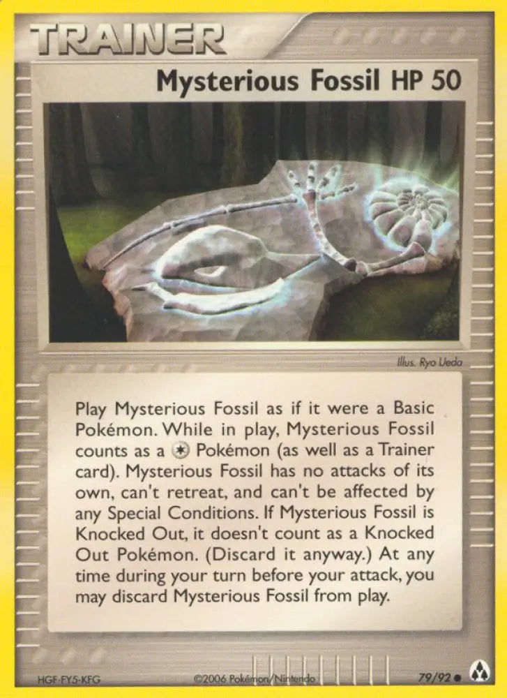 Mysterious Fossil (79/92) [EX: Legend Maker] - Pokemon Single