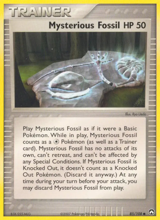 Mysterious Fossil (85/108) [EX: Power Keepers] - Pokemon Single