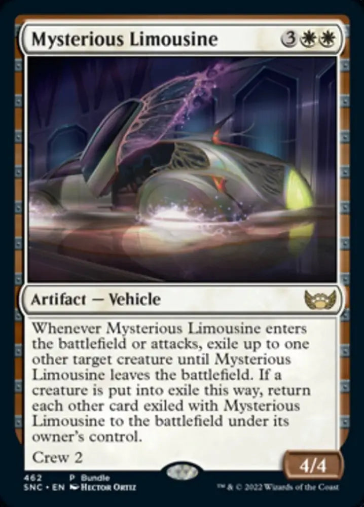 Mysterious Limousine (Bundle) [Streets of New Capenna] - MTG Single