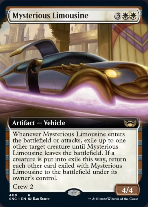 Mysterious Limousine (Extended Art) [Streets of New Capenna] - MTG Single
