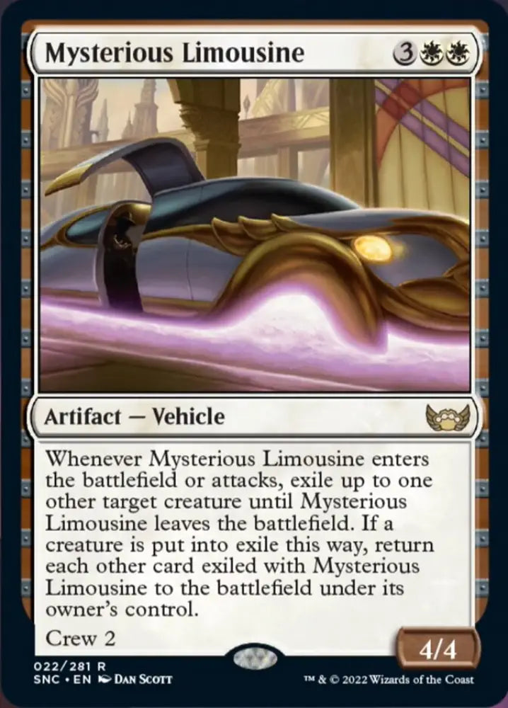 Mysterious Limousine [Streets of New Capenna] - MTG Single