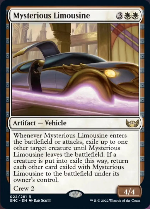 Mysterious Limousine [Streets of New Capenna] - MTG Single