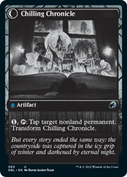 Mysterious Tome // Chilling Chronicle [Innistrad: Double Feature] - MTG Single