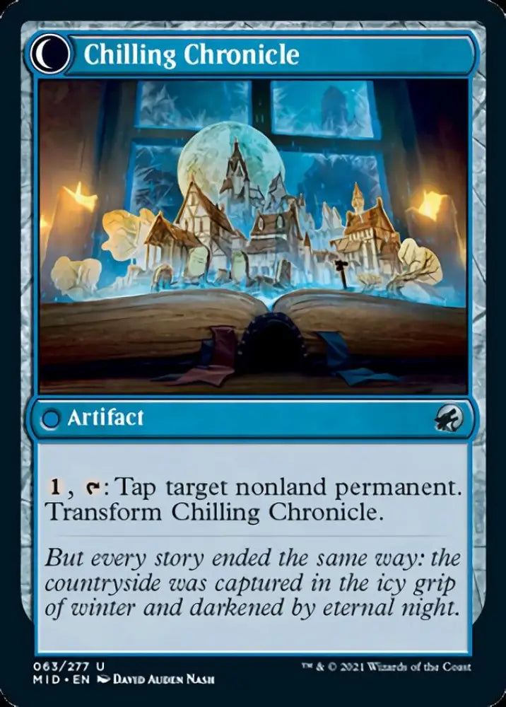 Mysterious Tome // Chilling Chronicle [Innistrad: Midnight Hunt] - MTG Single
